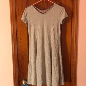 loose gray dress